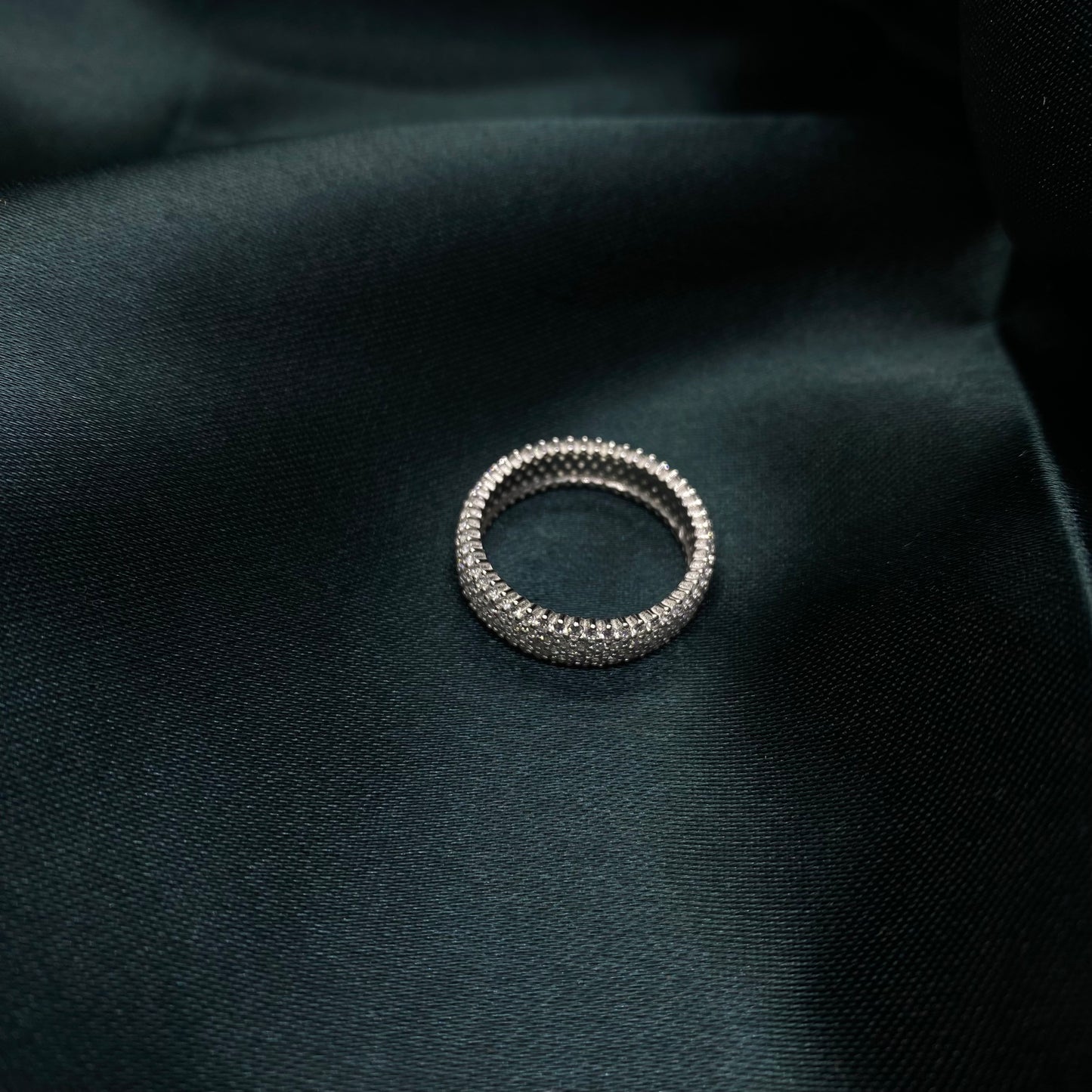 Silver Full CZ Ring