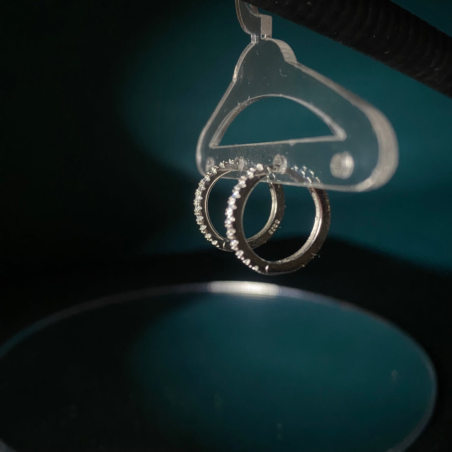 Silver Round Studded Bali