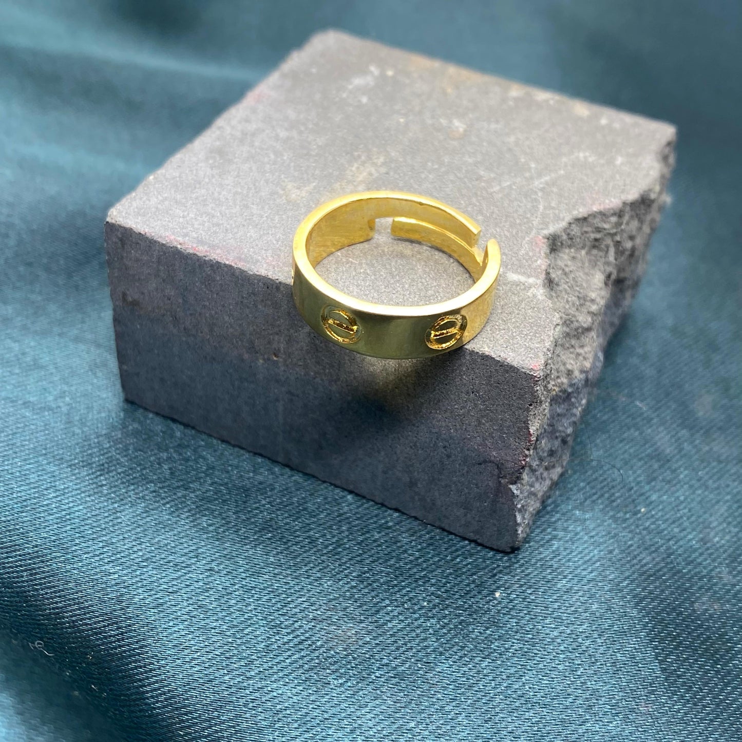 gold plated love band