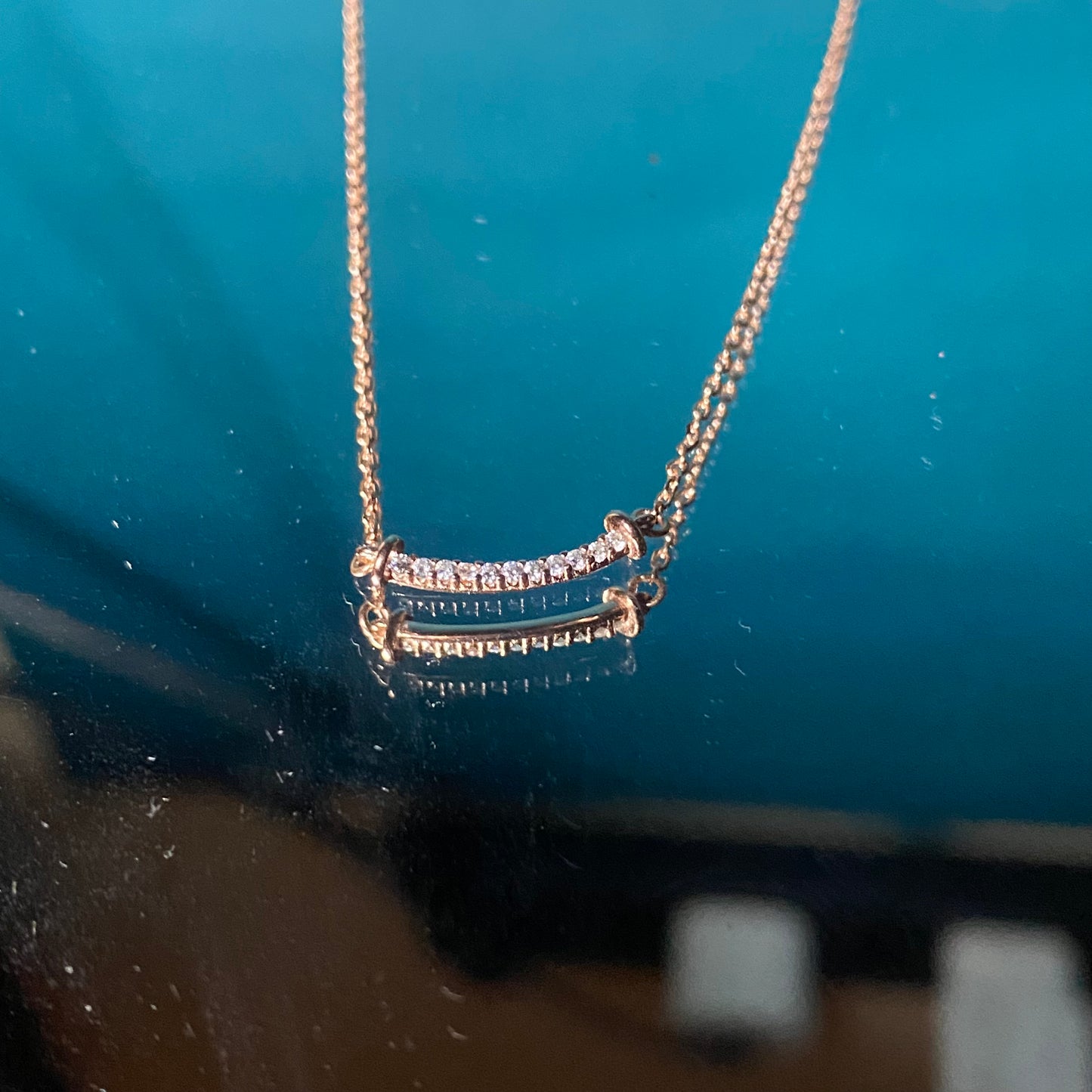 Rose Gold Plated Light Weight Pendant