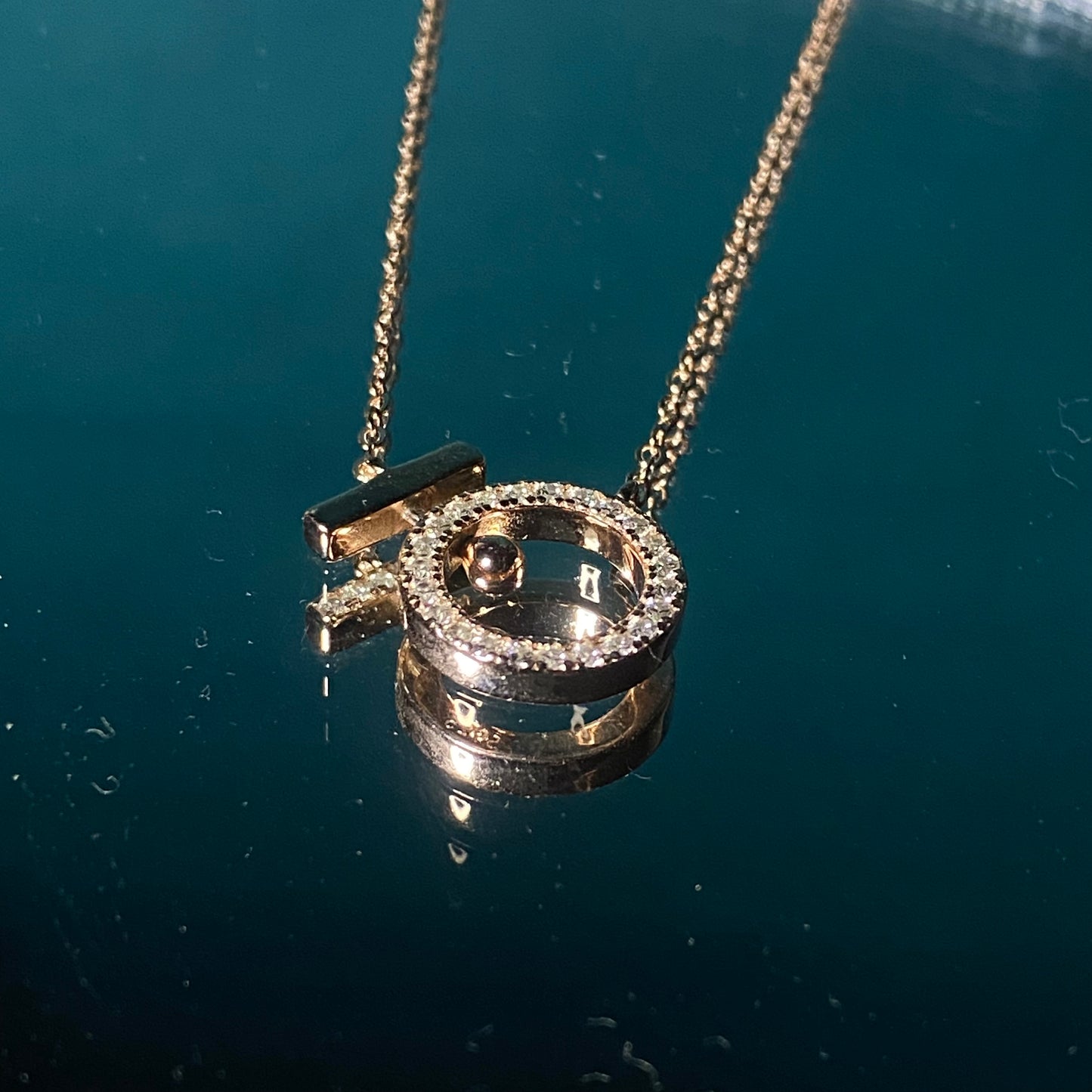 Rose Gold Plated Unity Pendant