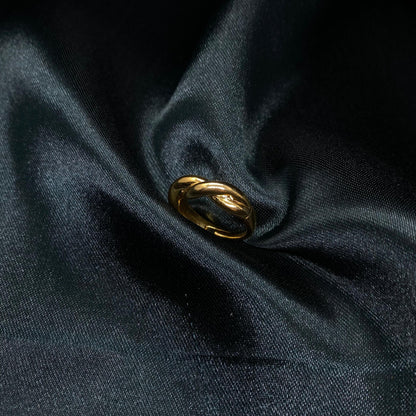 18 KT Gold Plated Adjustable Curl Ring