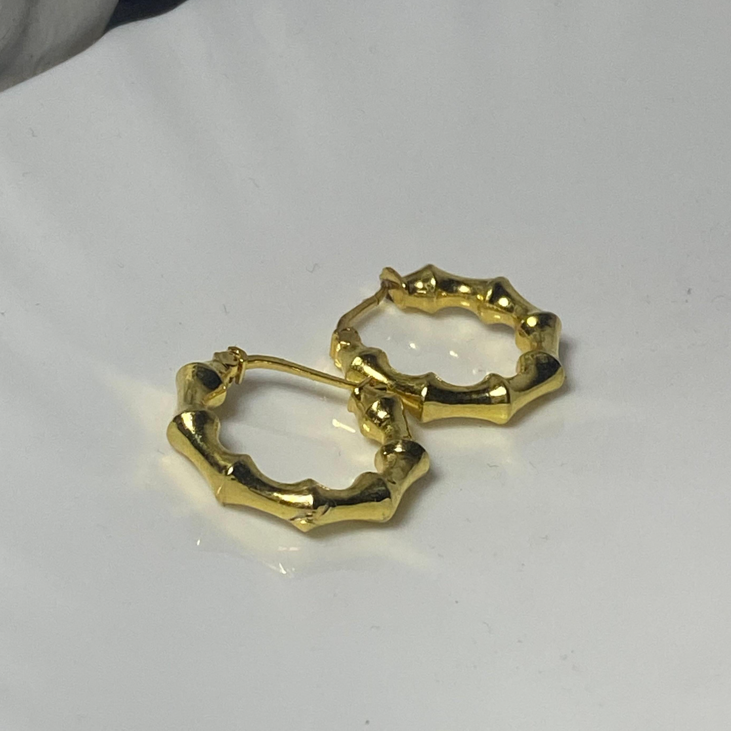 18 KT Gold Plated Dancing Hoops